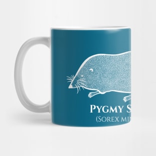 Pygmy Shrew with Common and Scientific Names - cute rodent Mug